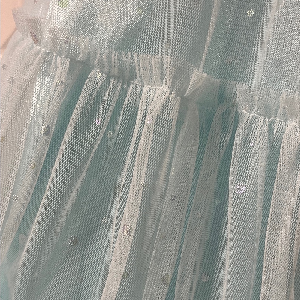 Jona Michelle Pastel Floral and Blue Dress - Picture 4 of 8